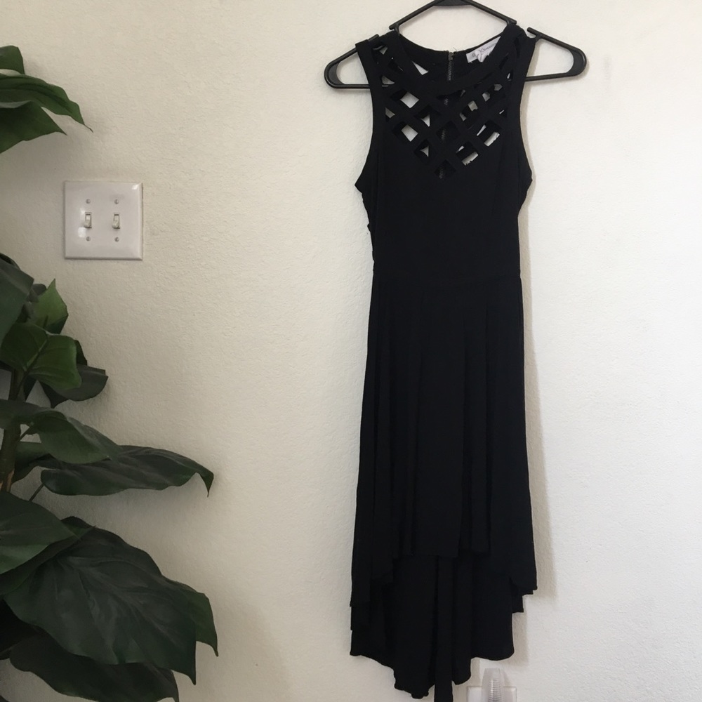 BCBG Generation High Low black dress